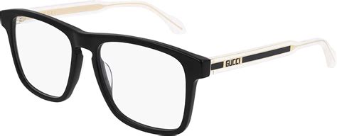 Gucci GG 0561O 001 Black Plastic Square Eyeglasses 54mm